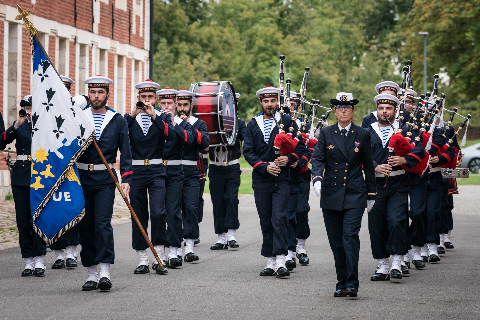 Cérémonie de baptême de la préparation militaire Marine Commandant Ducuing d’Arras