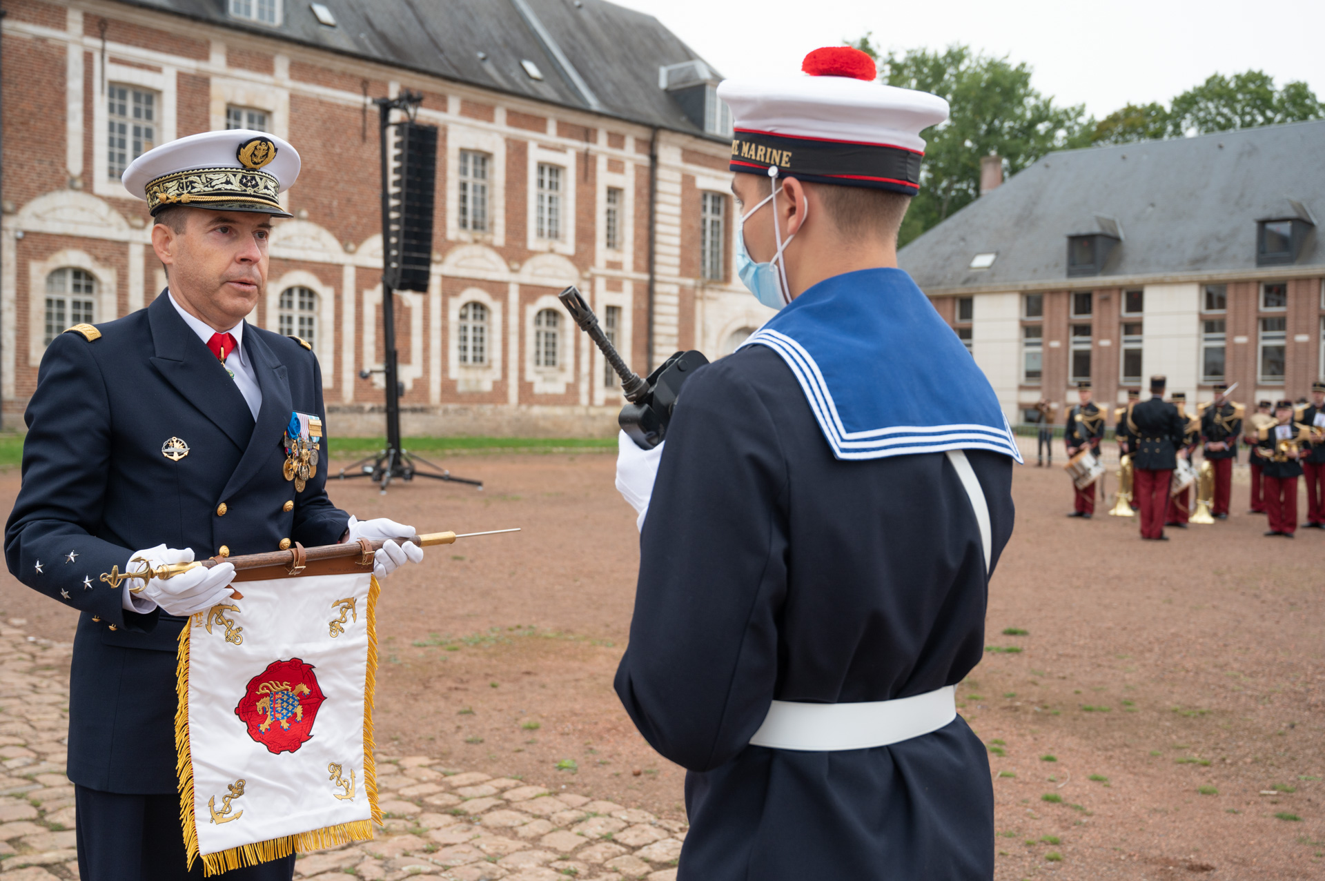 Cérémonie de baptême de la préparation militaire Marine Commandant Ducuing d’Arras