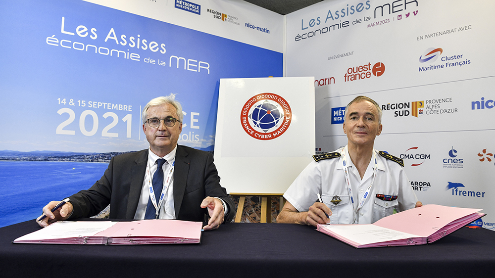 Convention de coopération entre la Marine nationale et France Cyber Maritime