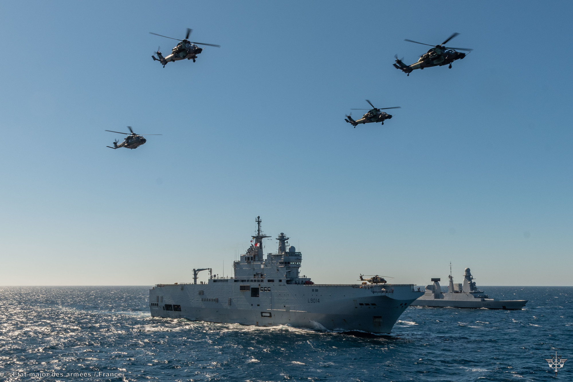 CORMORAN 21 - Le groupe naval aéromobile entre en action