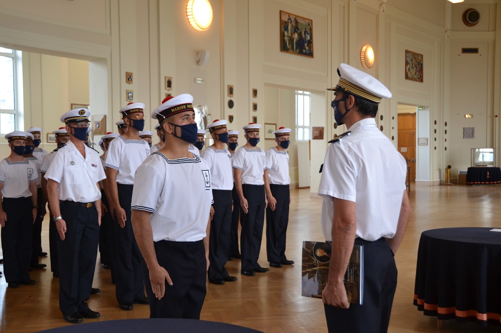 Cérémonie de fin de cours et de remise des prix de la promotion « Quartier-maître Henri Le Garrec »