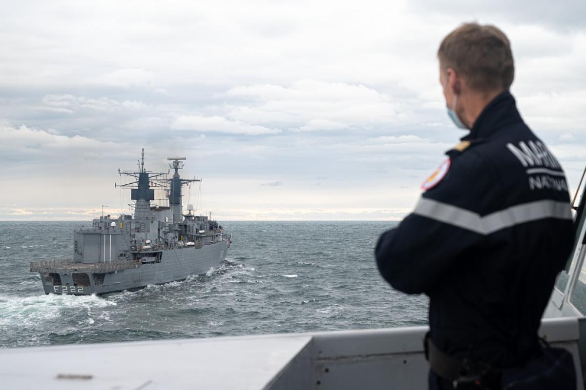 La frégate Auvergne de retour à Toulon après deux mois de déploiement en méditerranée orientale et en mer noire
