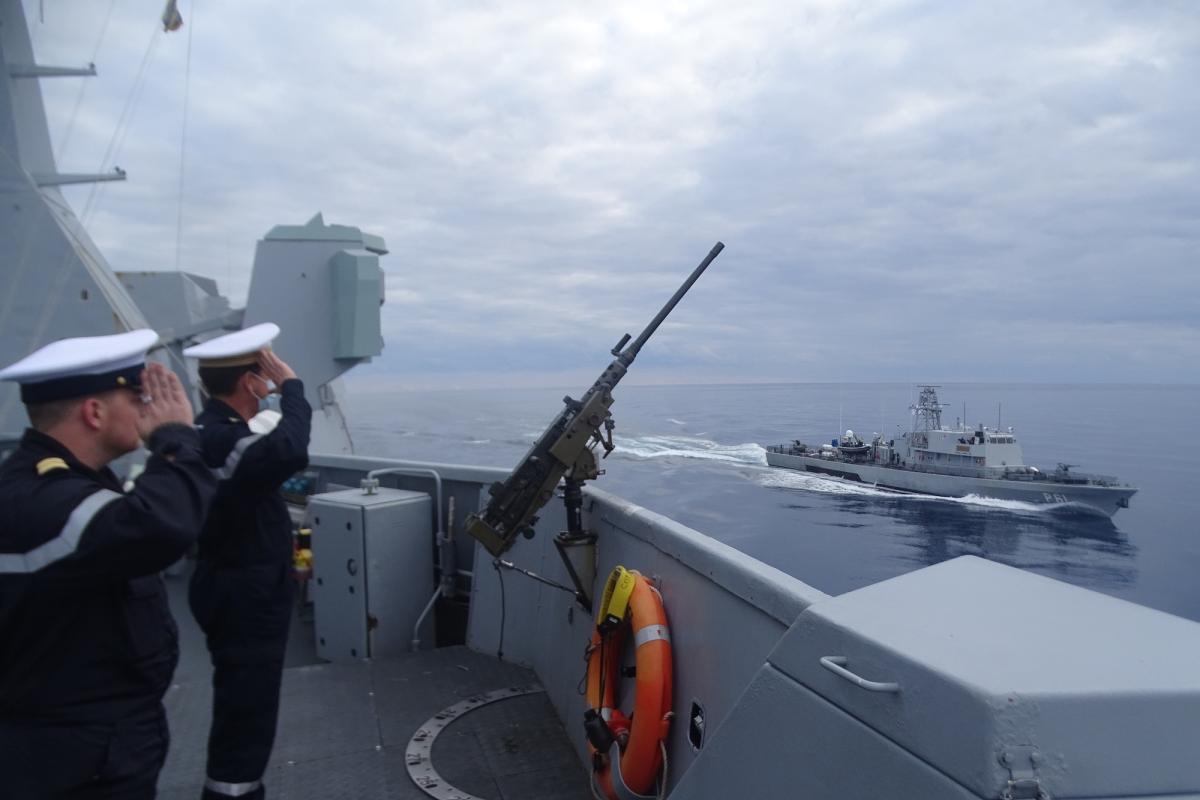 Méditerranée – La Frégate multi-missions Provence s’entraîne avec la marine chypriote