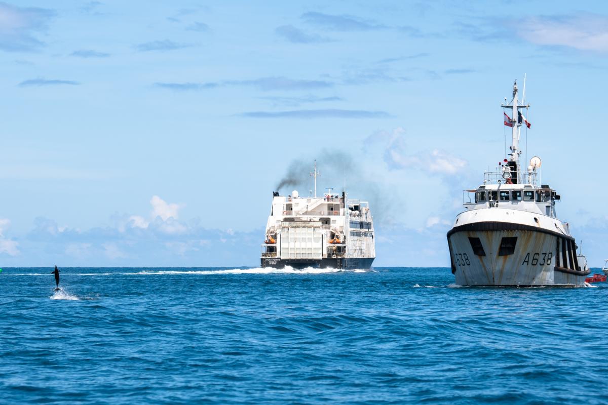 FAPF - Entraînement à la lutte contre la pollution en mer