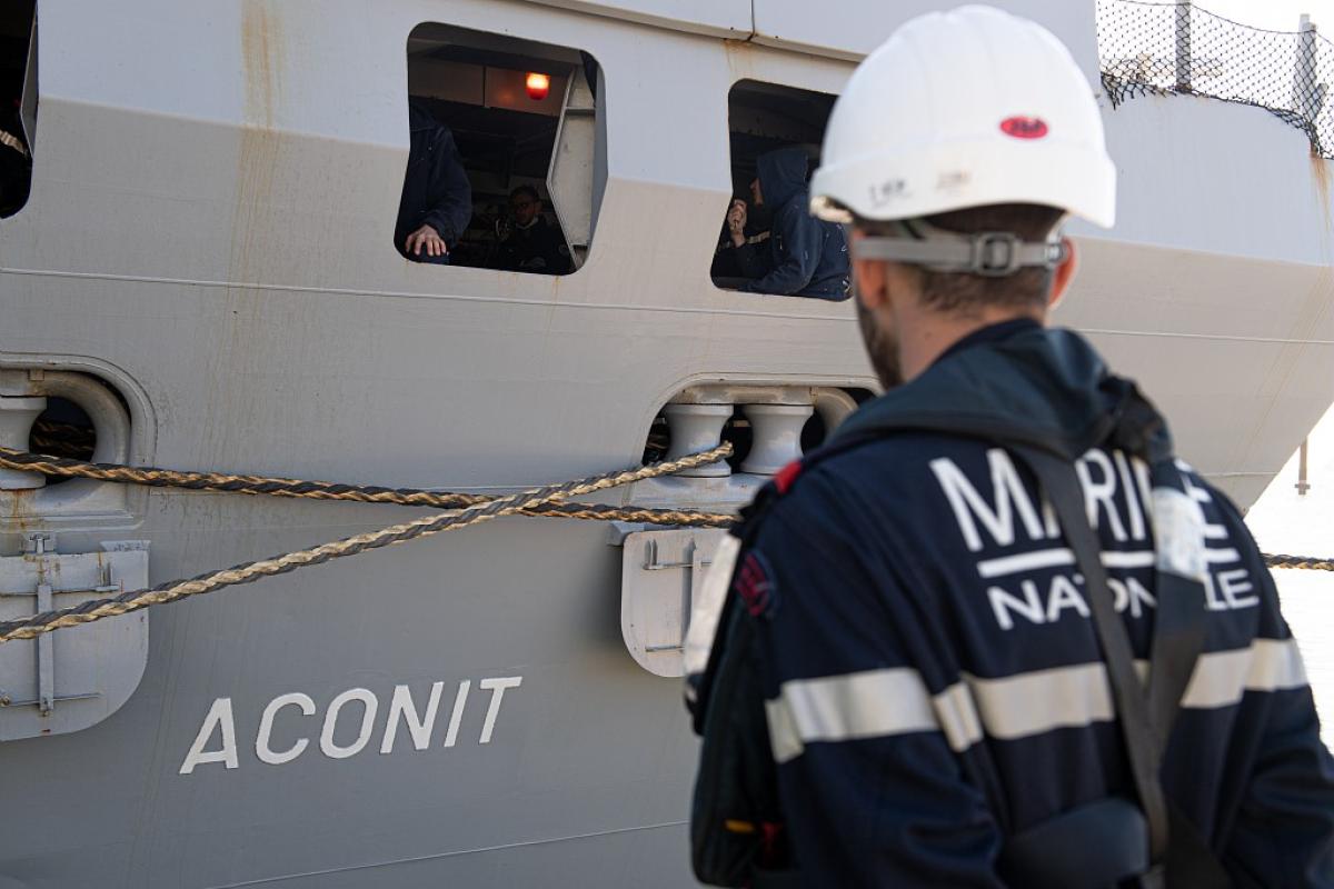 Toulon – L’Aconit appareille pour deux mois de mission en Méditerranée