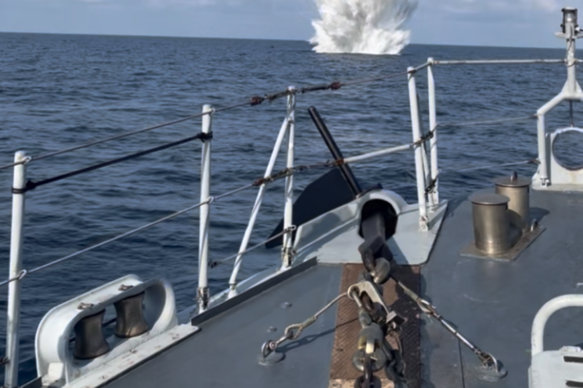 Méditerranée occidentale : Le Capricorne en opération de chasse aux mines
