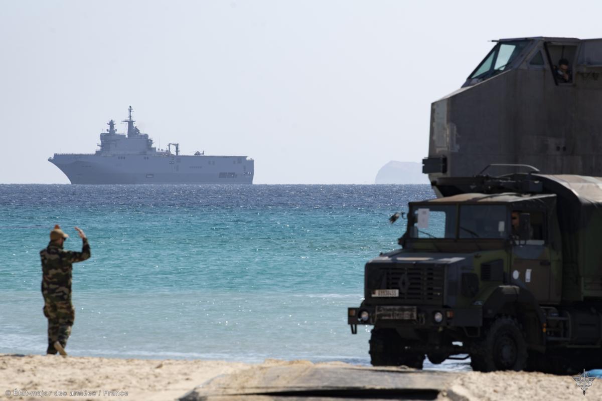 Objectif WAKRI - Premier exercice amphibie du groupe JEANNE D’ARC en mer Rouge