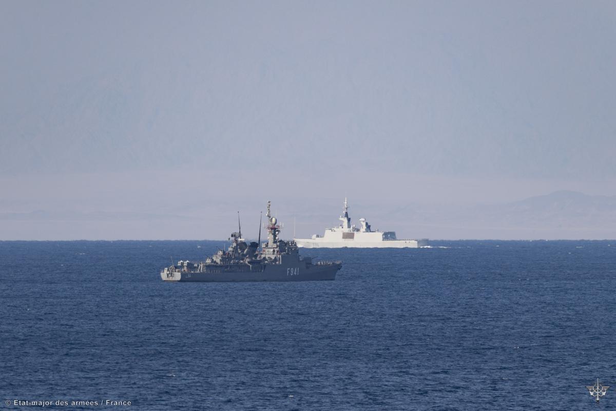 Objectif WAKRI - Premier exercice amphibie du groupe JEANNE D’ARC en mer Rouge