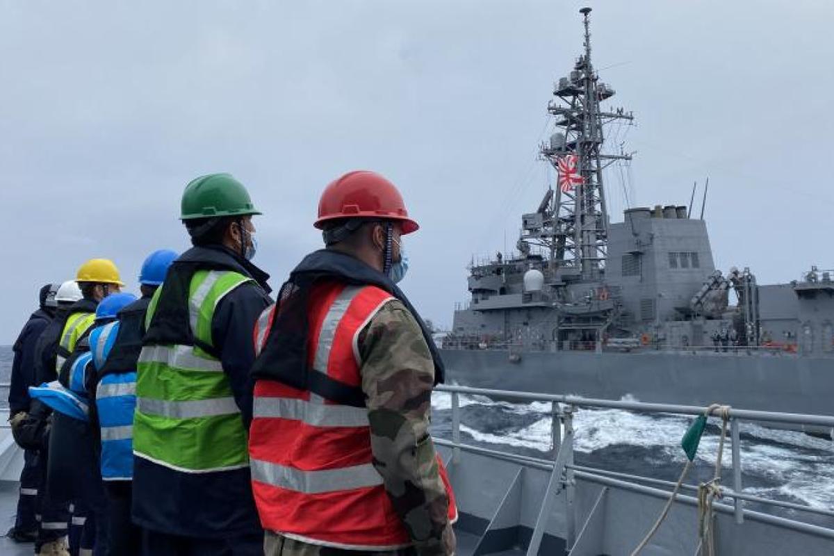 Mission Asie 2022 - Exercice bilatéral franco-japonais OGURI-VERN