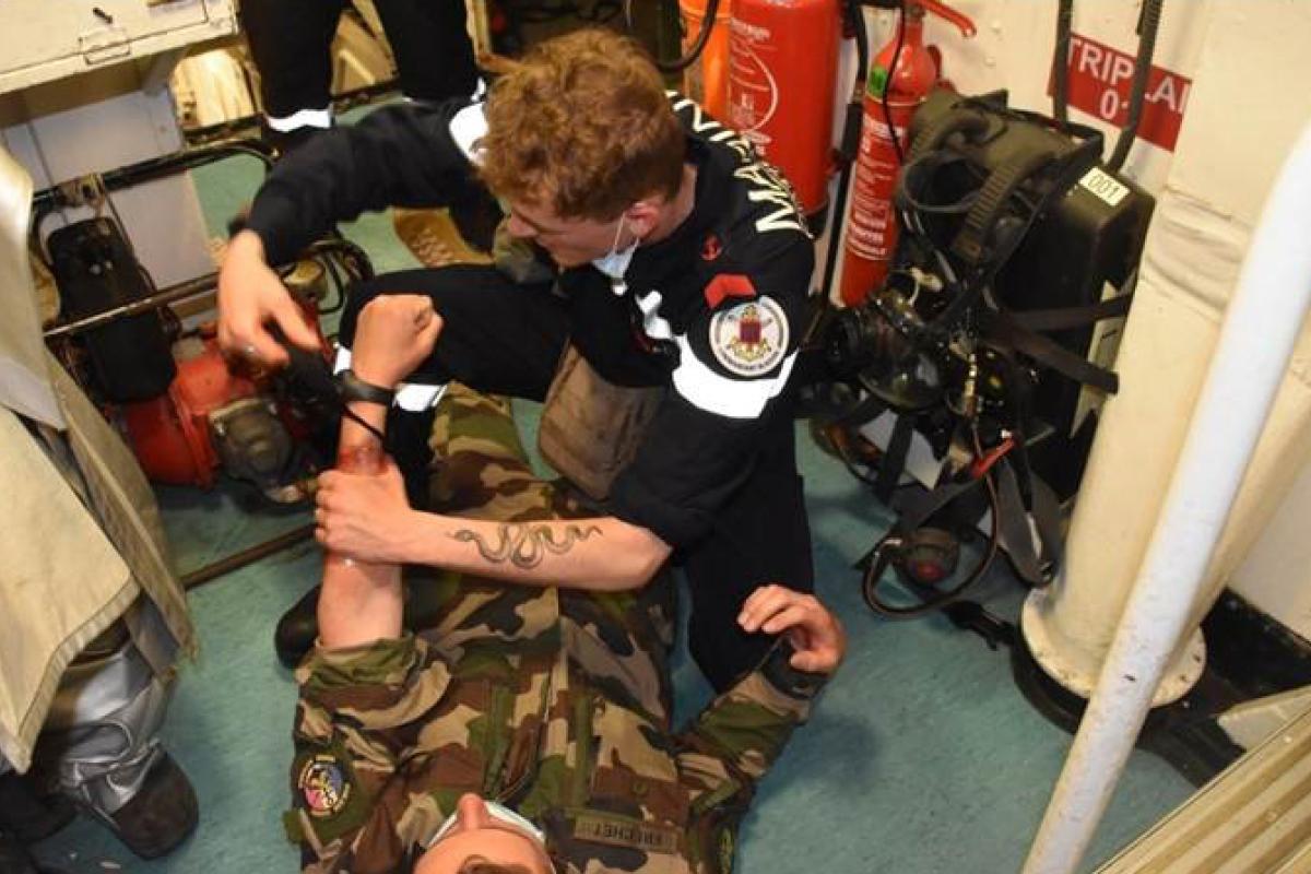 Méditerranée centrale – Le PHM Commandant Blaison entre en zone d’opération EUNAVFORMED IRINI