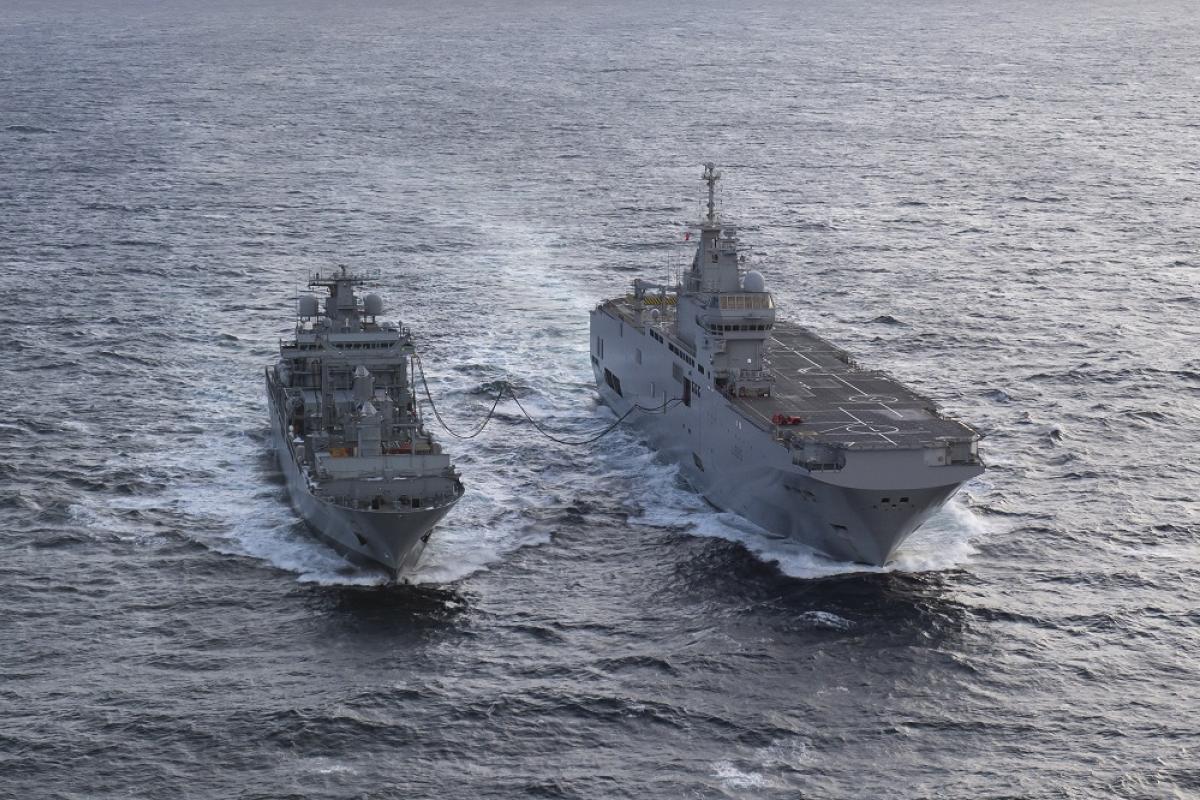 ATLANTIQUE NORD : fin de déploiement pour le porte-hélicoptères amphibie Dixmude