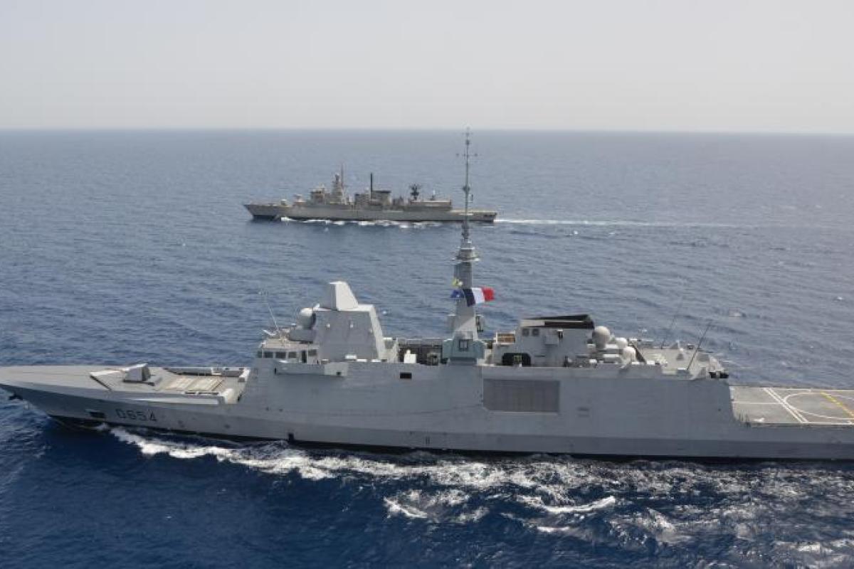 Méditerranée centrale – L’Auvergne s’entraîne avec les forces armées grecques