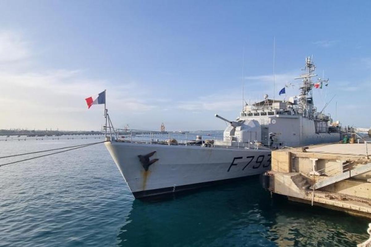 Méditerranée centrale - Le Commandant Blaison engagé dans l’opération européenne IRINI