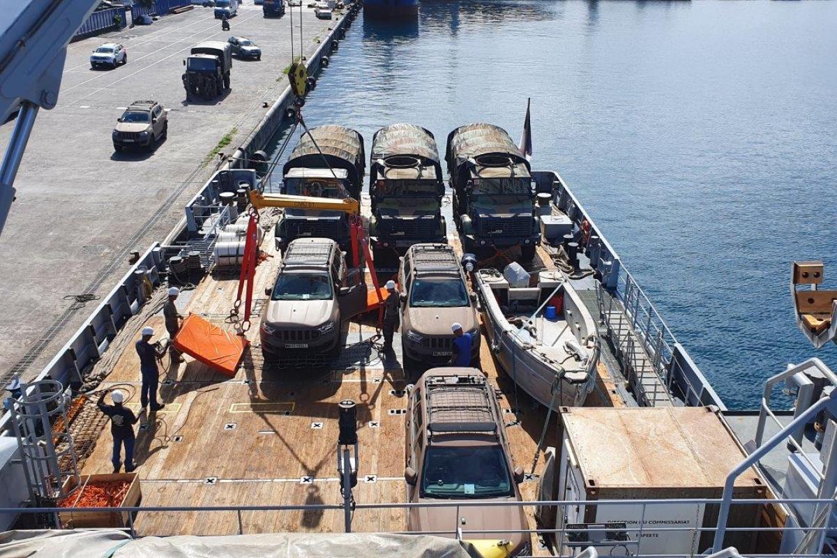 Marara 2022 : Manœuvre logistique des forces armées en Polynésie française pour l’exercice multinational MARARA 2022.