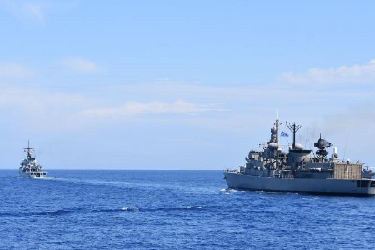 Méditerranée centrale - Concentration de moyens de l’opération EUNAVFORMED IRINI