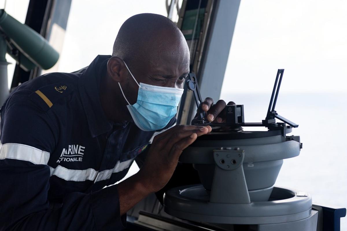 Portrait : EV2 Gnimdou, officier-élève Togolais à bord du Mistral