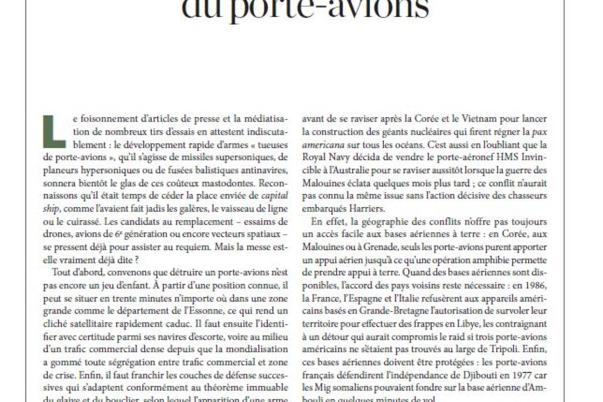 Le procès du porte-avions