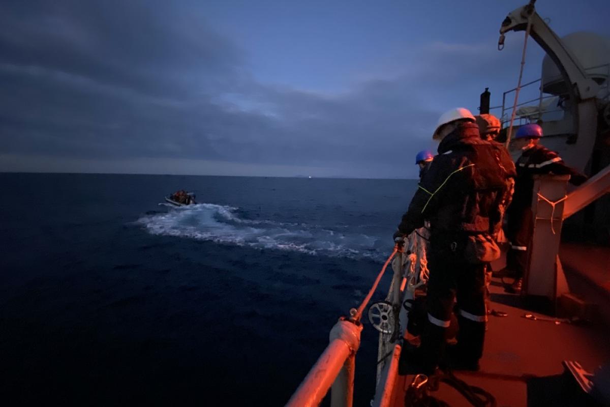 Le PHM Commandant Bouan en mission de surveillance des pêches
