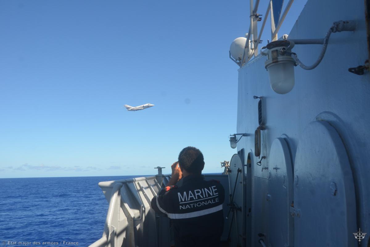 L’Arago en patrouille dans la ZEE des Îles Cook