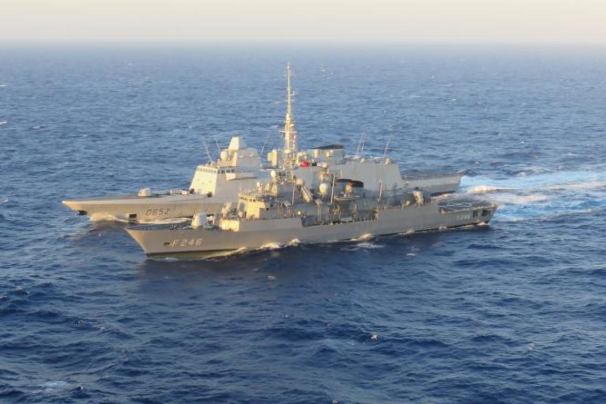 Méditerranée orientale – Visite du COM SNMG2 sur la FREMM Provence