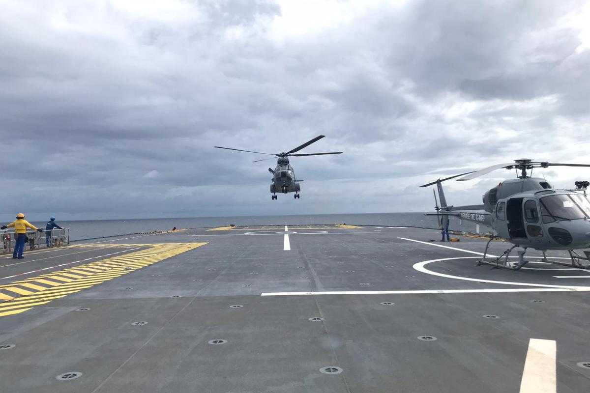 CARAIBES 2022 : Campagne d’appontage pour les équipages d’hélicoptères de Guyane