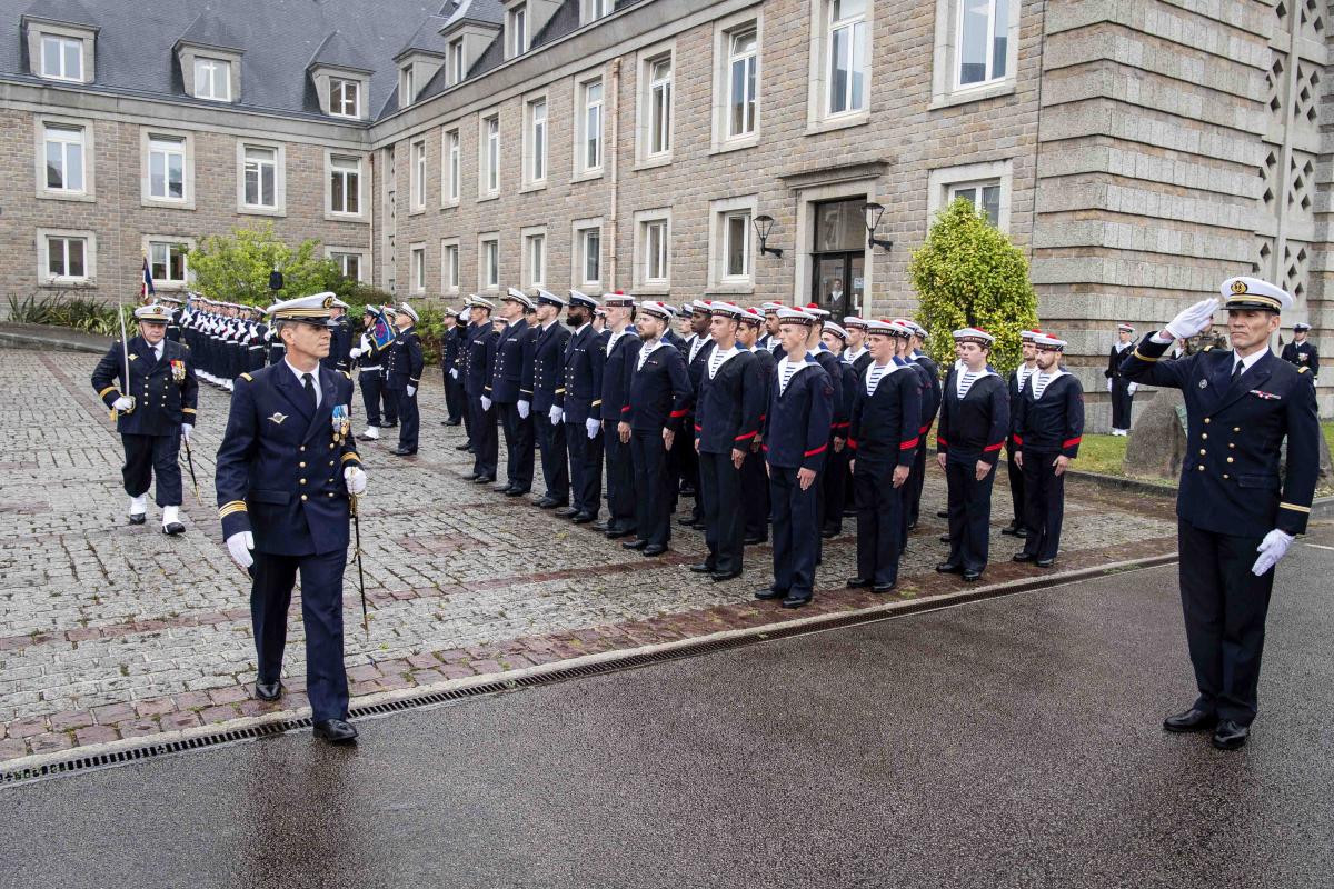 Prise de commandement du bataillon de fusiliers marins Amyot d’Inville 