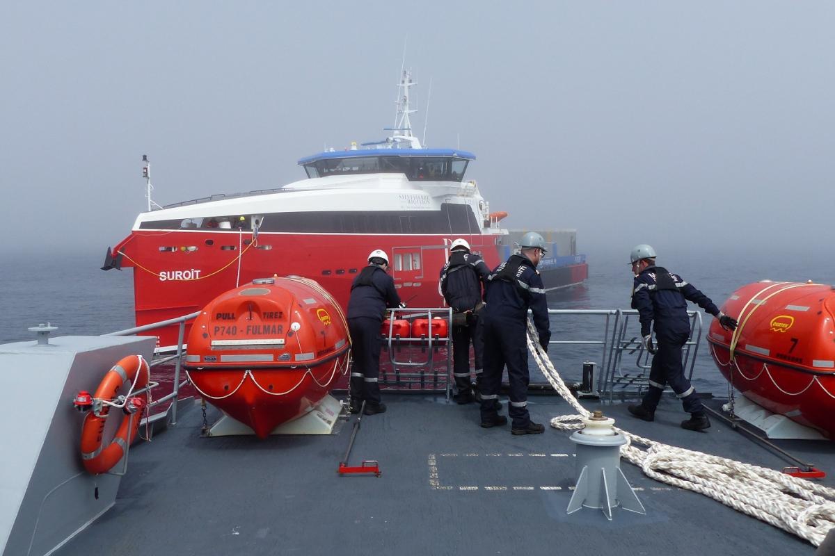 ATLANTIQUE NORD-OUEST : Le Fulmar participe à un exercice de recherche et sauvetage à Saint-Pierre-et-Miquelon
