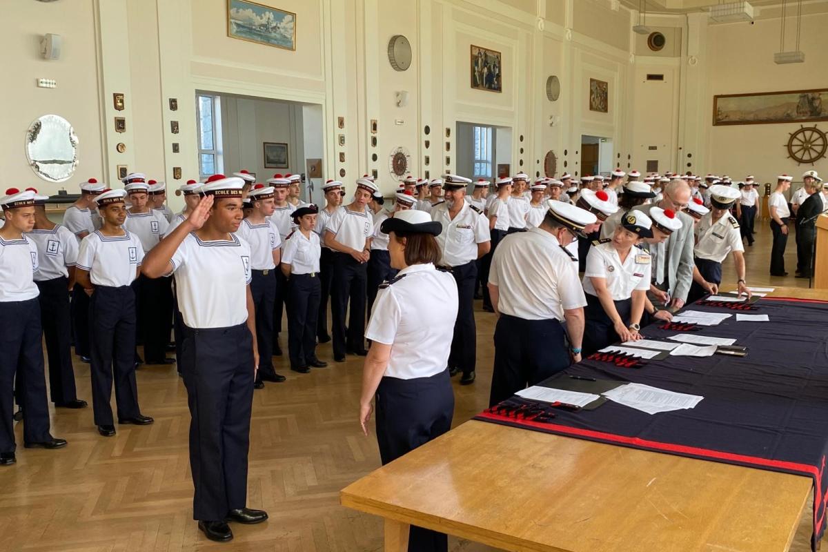 Fin de formation pour les mousses