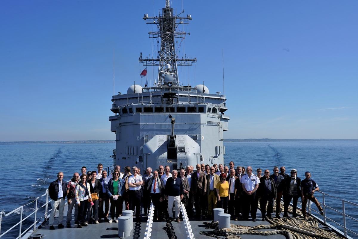 Ultime hommage aux frégates F70 et dernière sortie à la mer du Latouche-Tréville