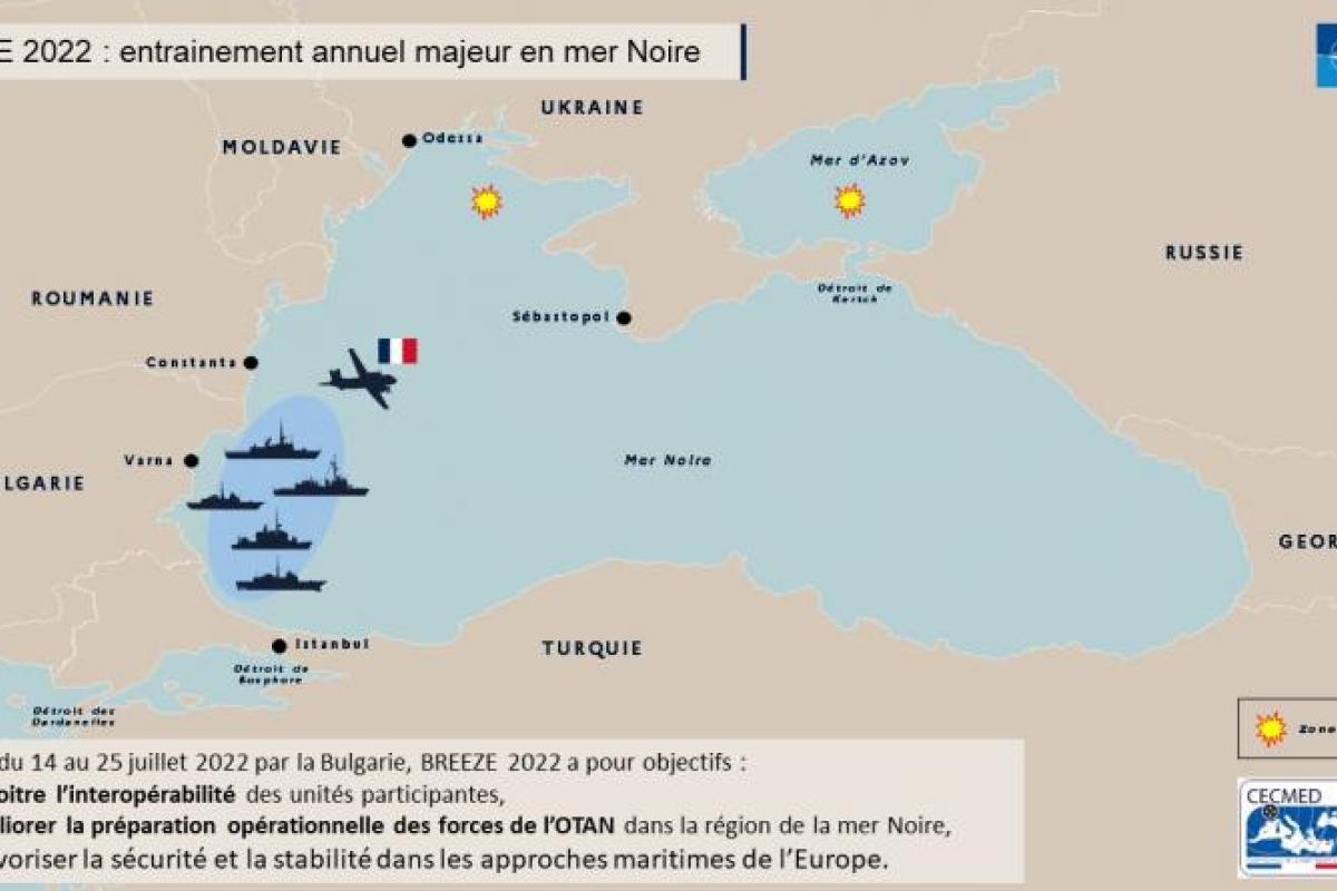 Mer Noire – Participation d’un ATL2 à l’exercice BREEZE 2022