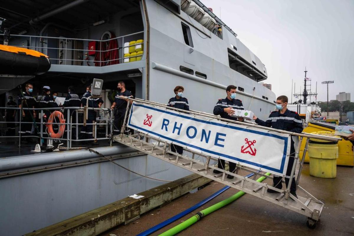 Première relève d’équipages en escale à l’étranger d’un BSAM sur la façade Atlantique.