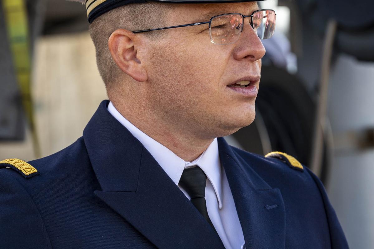 Un nouveau commandant pour le chasseur de mines tripartite L'Aigle
