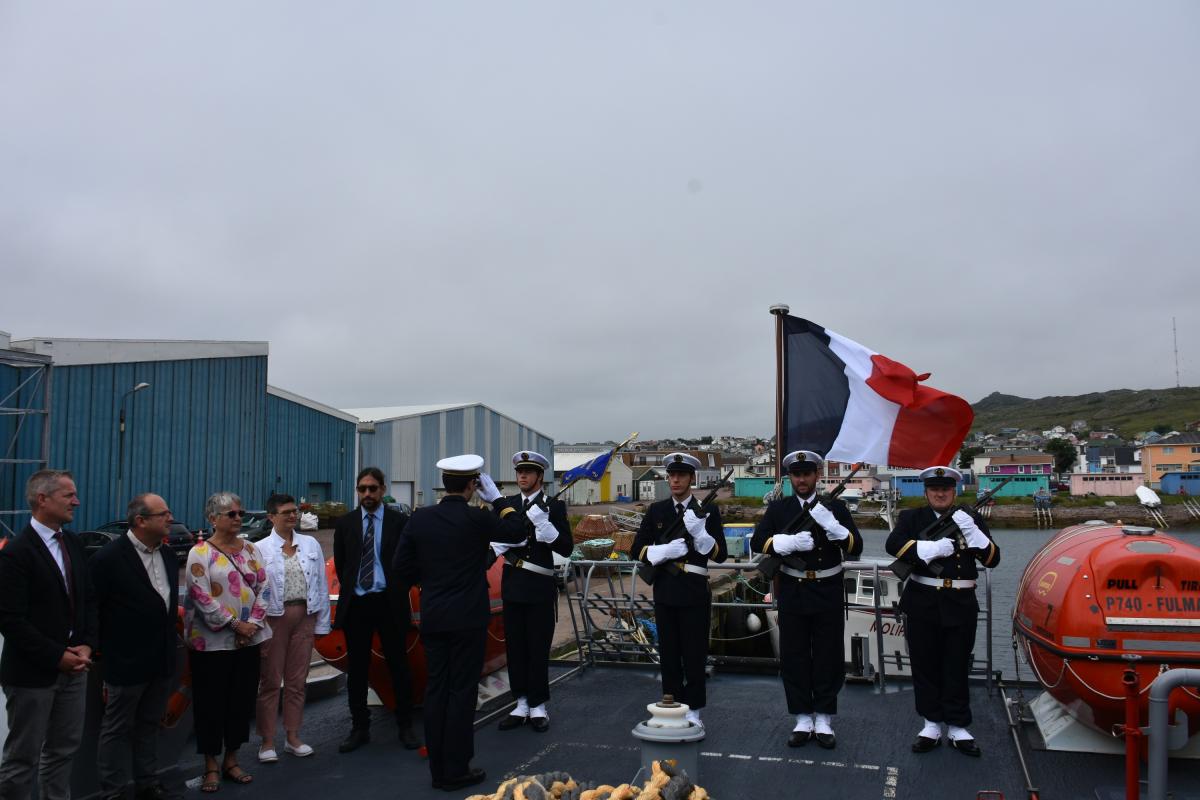 Un nouveau commandant  pour le patrouilleur Fulmar