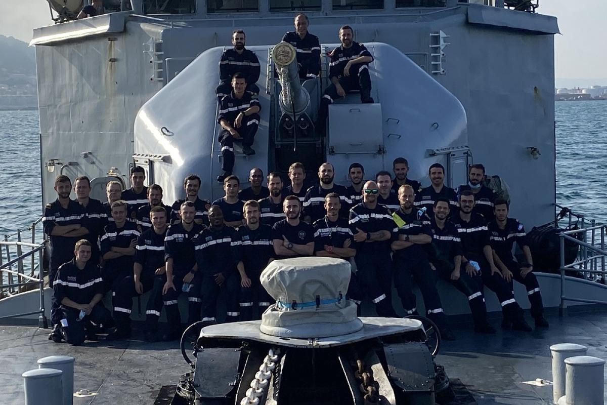 Après 43 ans de service, le maître principal Gilbert quitte le bord