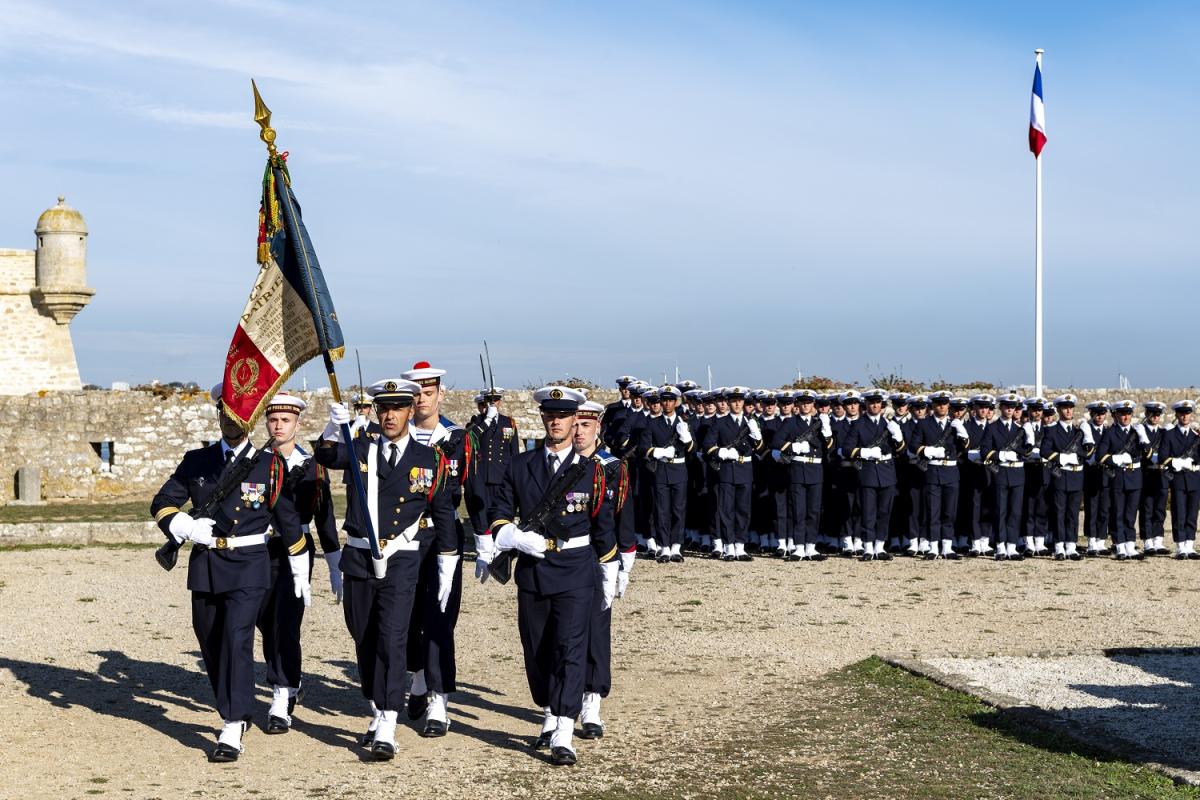  Cérémonie de tradition de l’École des fusiliers marins à Port-Louis