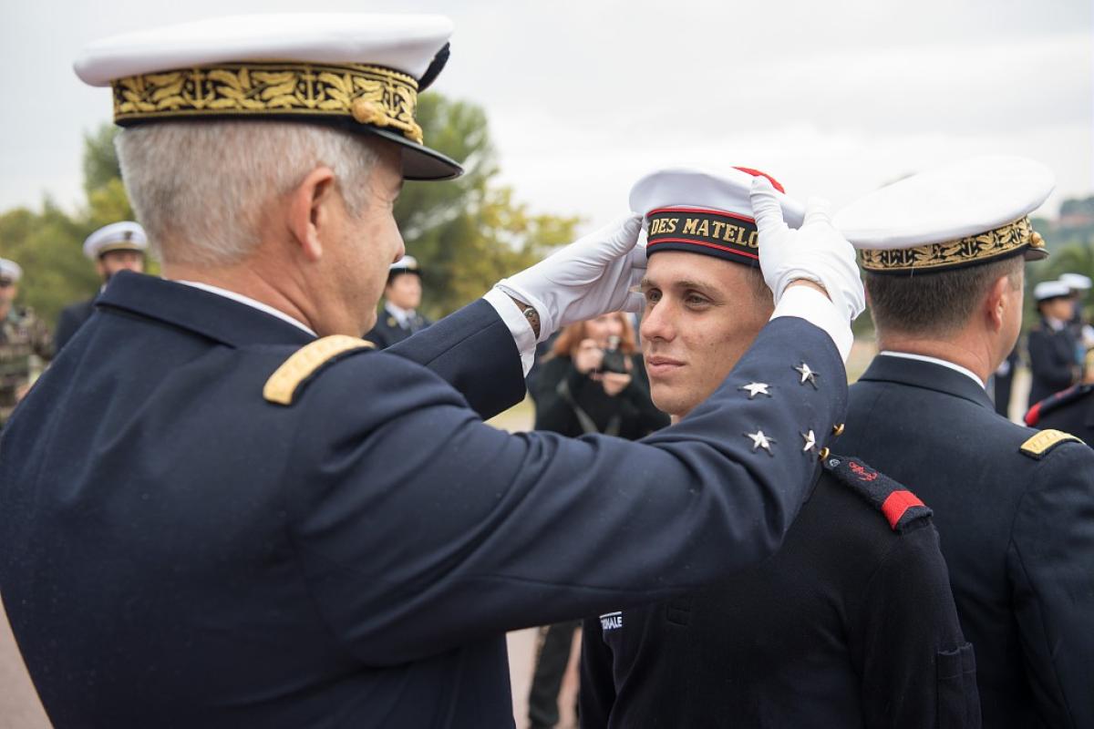  Cérémonie de présentation aux drapeaux du pôle écoles Méditerranée