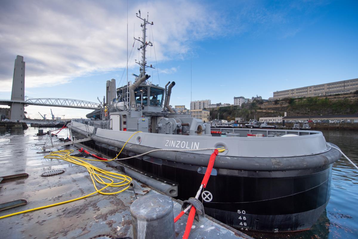  Livraison du premier RPC 30 de la Marine nationale à la base navale de Brest