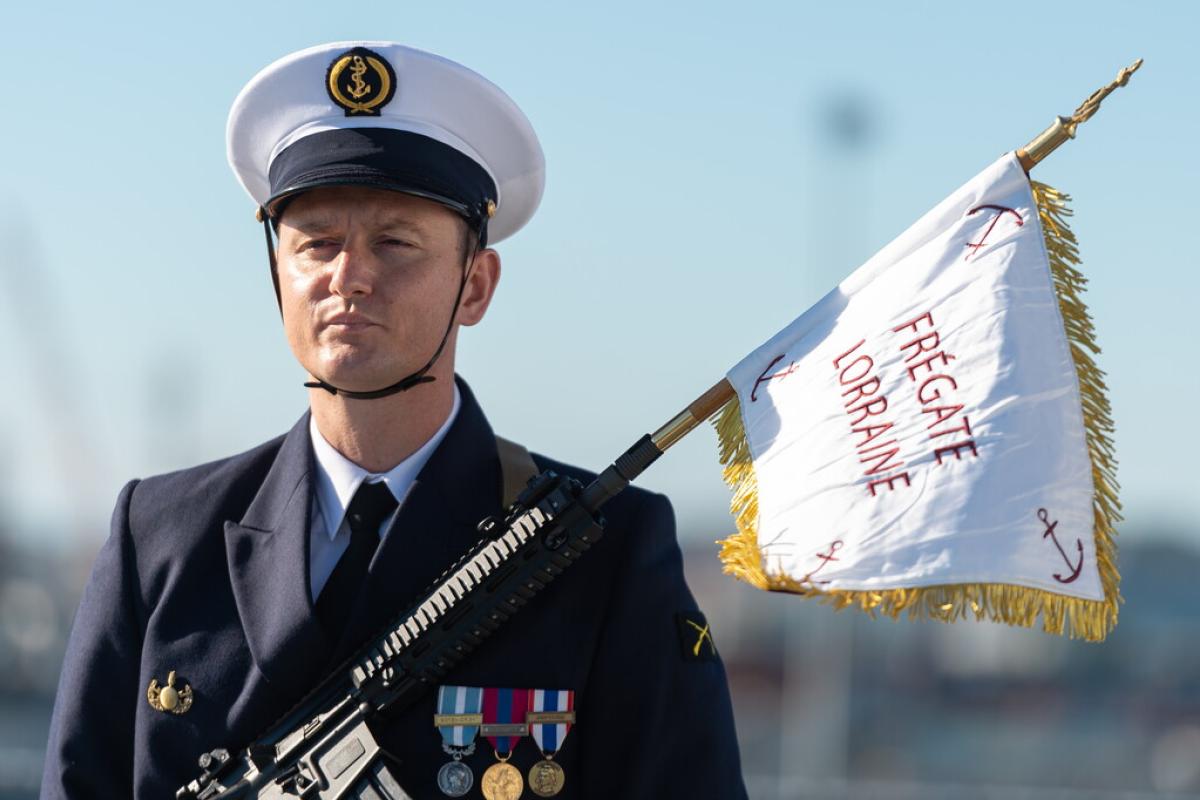 La Marine prend en charge la FREMM-DA Lorraine