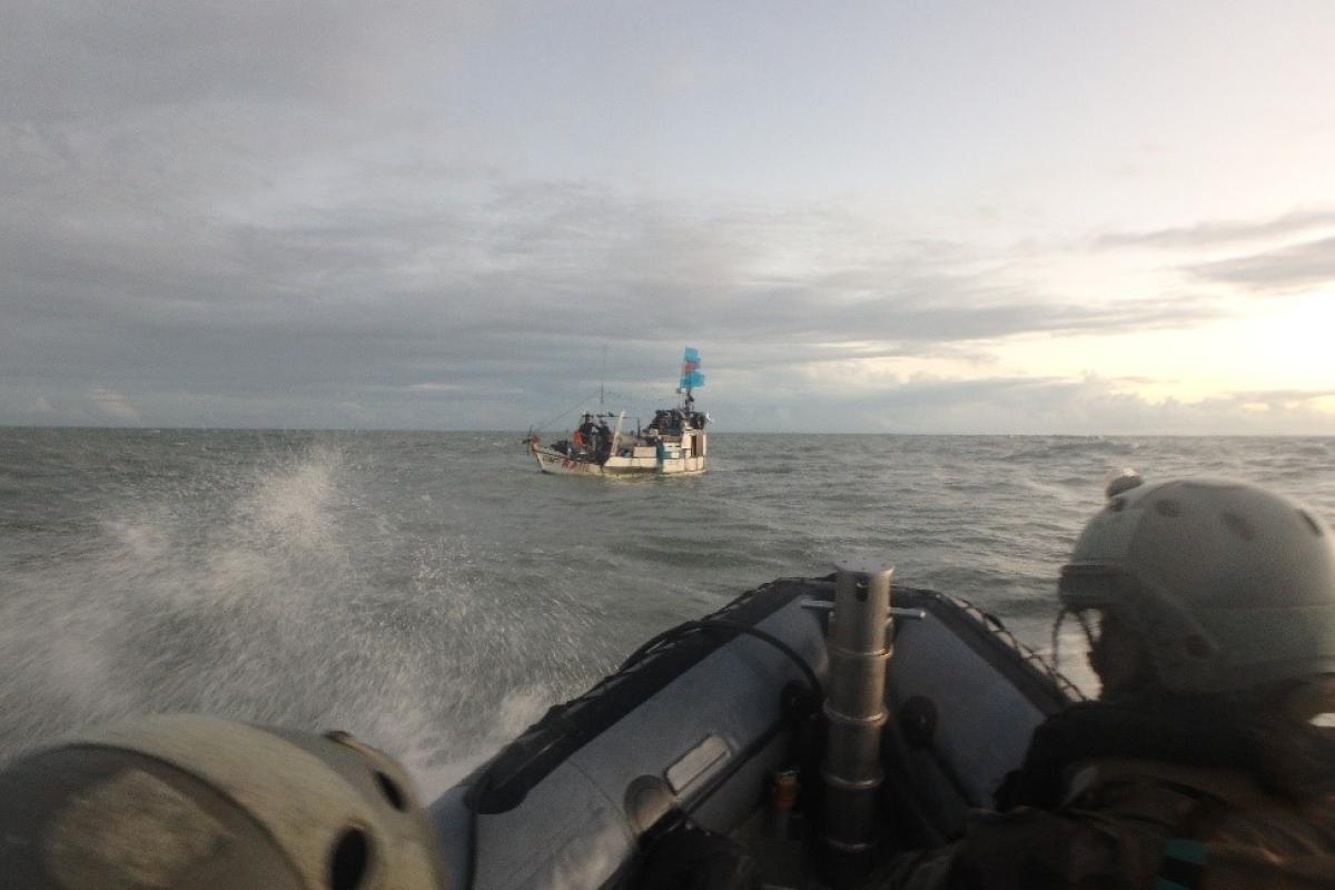  Les forces armées en Guyane engagées dans la lutte contre la pêche illégale