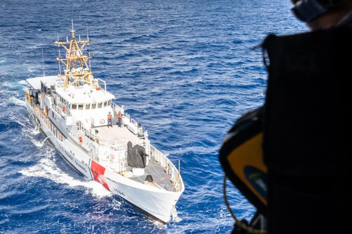  FAPF – Exercice de sauvetage maritime avec les US Coast Guards et les services de l’État
