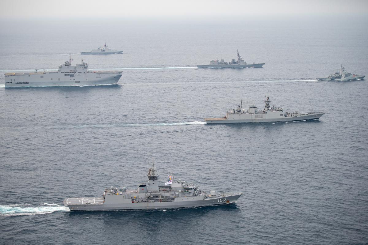 Mission JEANNE D’ARC 23 – exercice LAPEROUSE pour la sécurité maritime de la zone Indopacifique