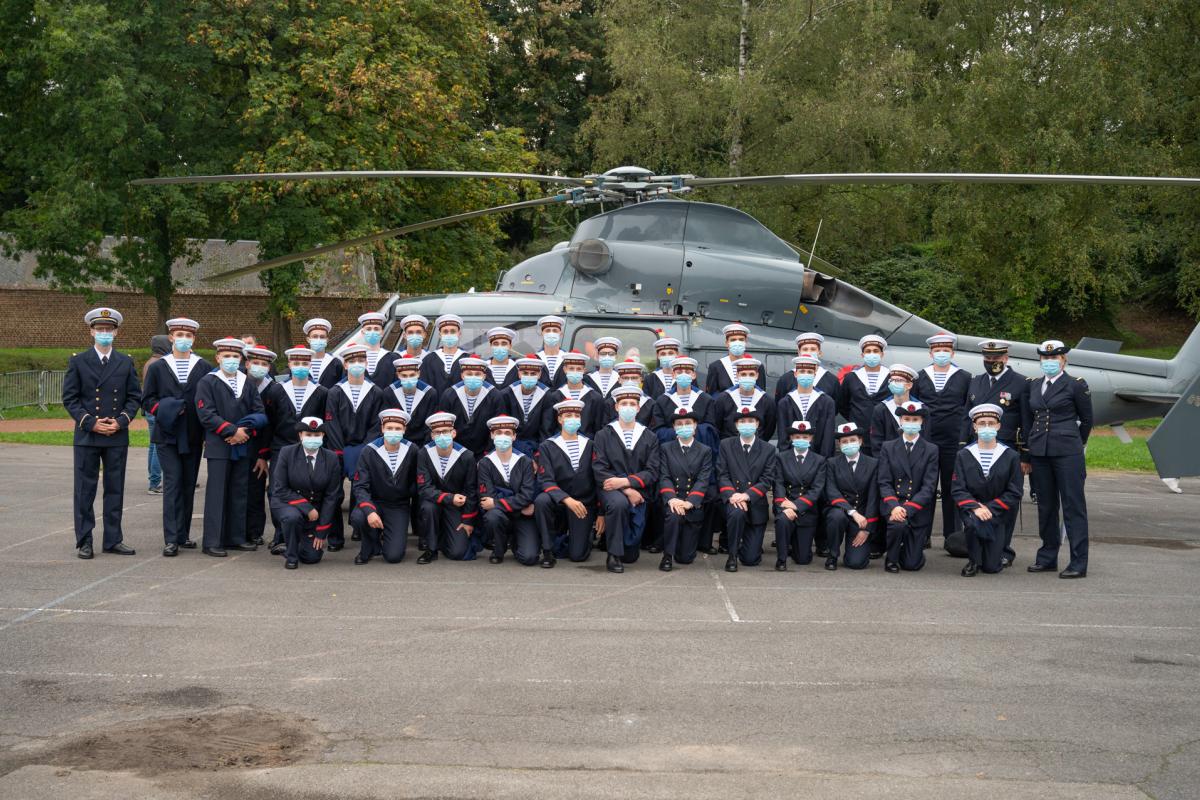 Cérémonie de baptême de la préparation militaire Marine Commandant Ducuing d’Arras