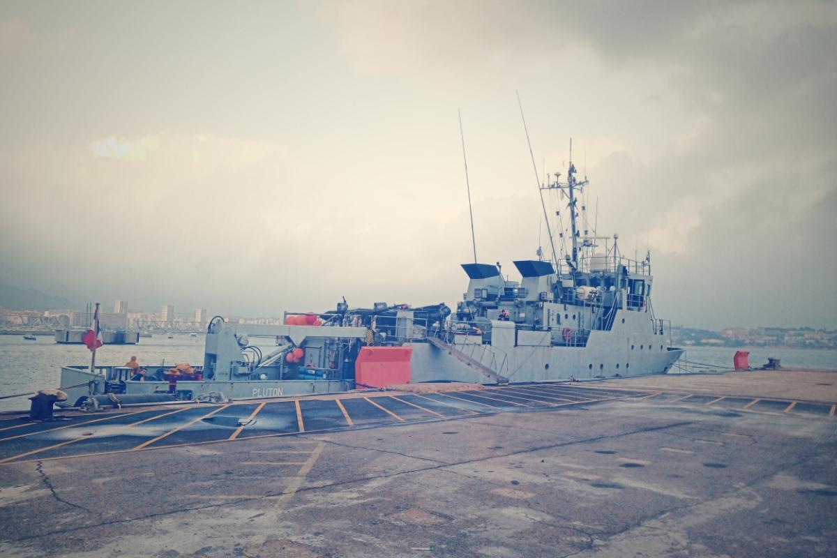 Mission en Corse pour le Pluton et le groupe de plongeurs démineurs de la Méditerranée