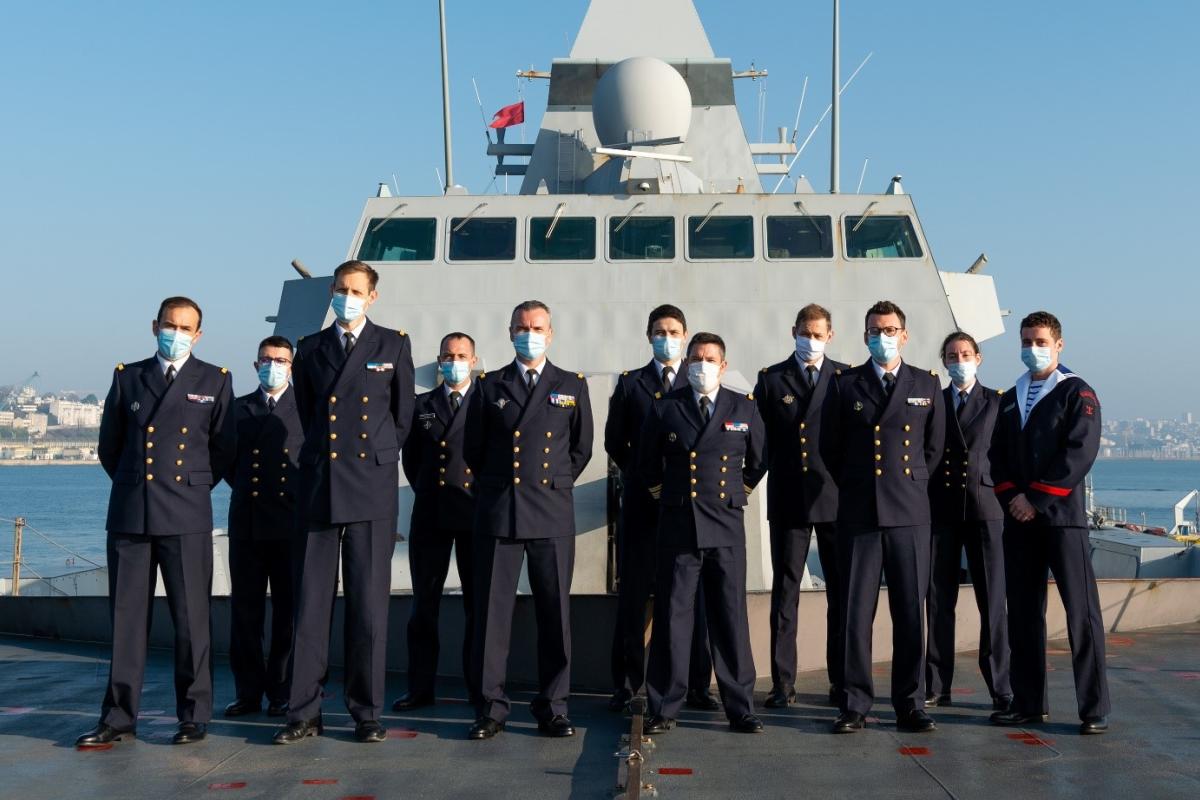  Jumelage de la FREMM Aquitaine et du bataillon de fusiliers marins de Morsier