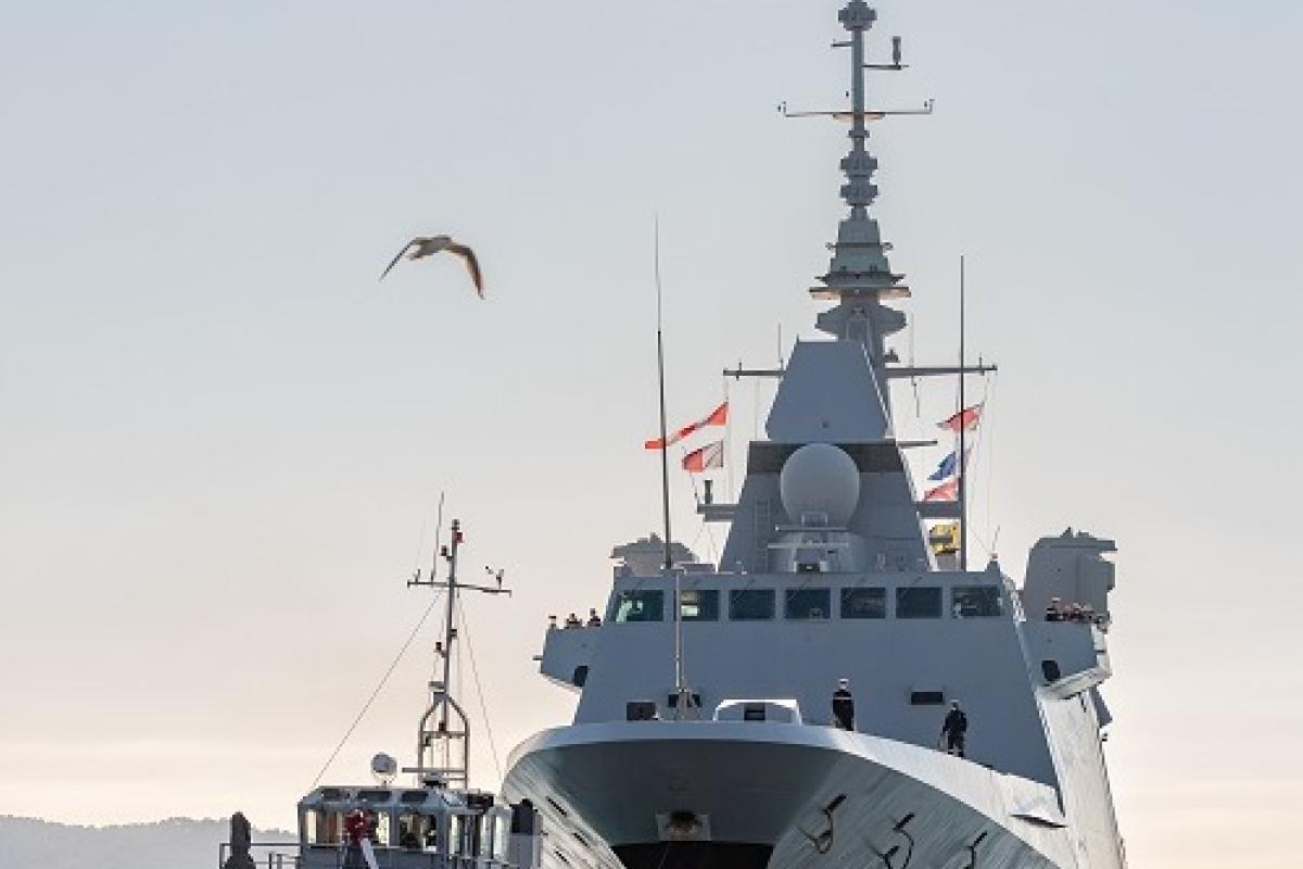 La frégate Auvergne de retour à Toulon après deux mois de déploiement en méditerranée orientale et en mer noire