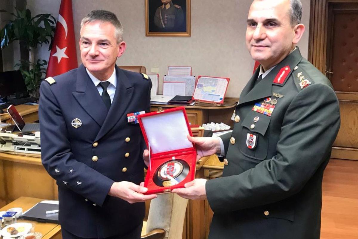 Méditerranée orientale – Le commandant en chef pour la Méditerranée en déplacement en Turquie