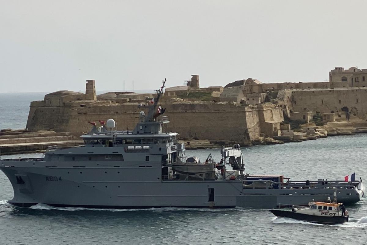 Méditerranée Centrale – Le BSAM Seine en escale à Malte