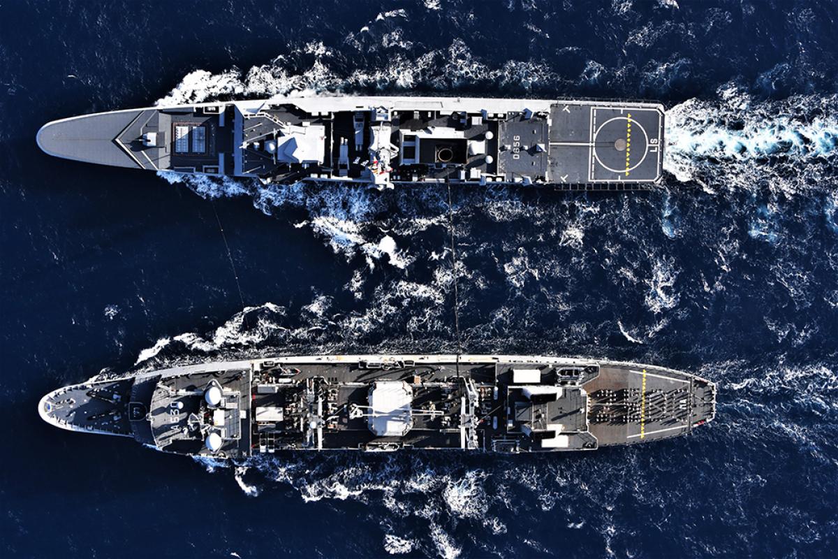 CLEMENCEAU 22 – Le BCR Marne franchit le cap des 2 500 ravitaillements à la mer