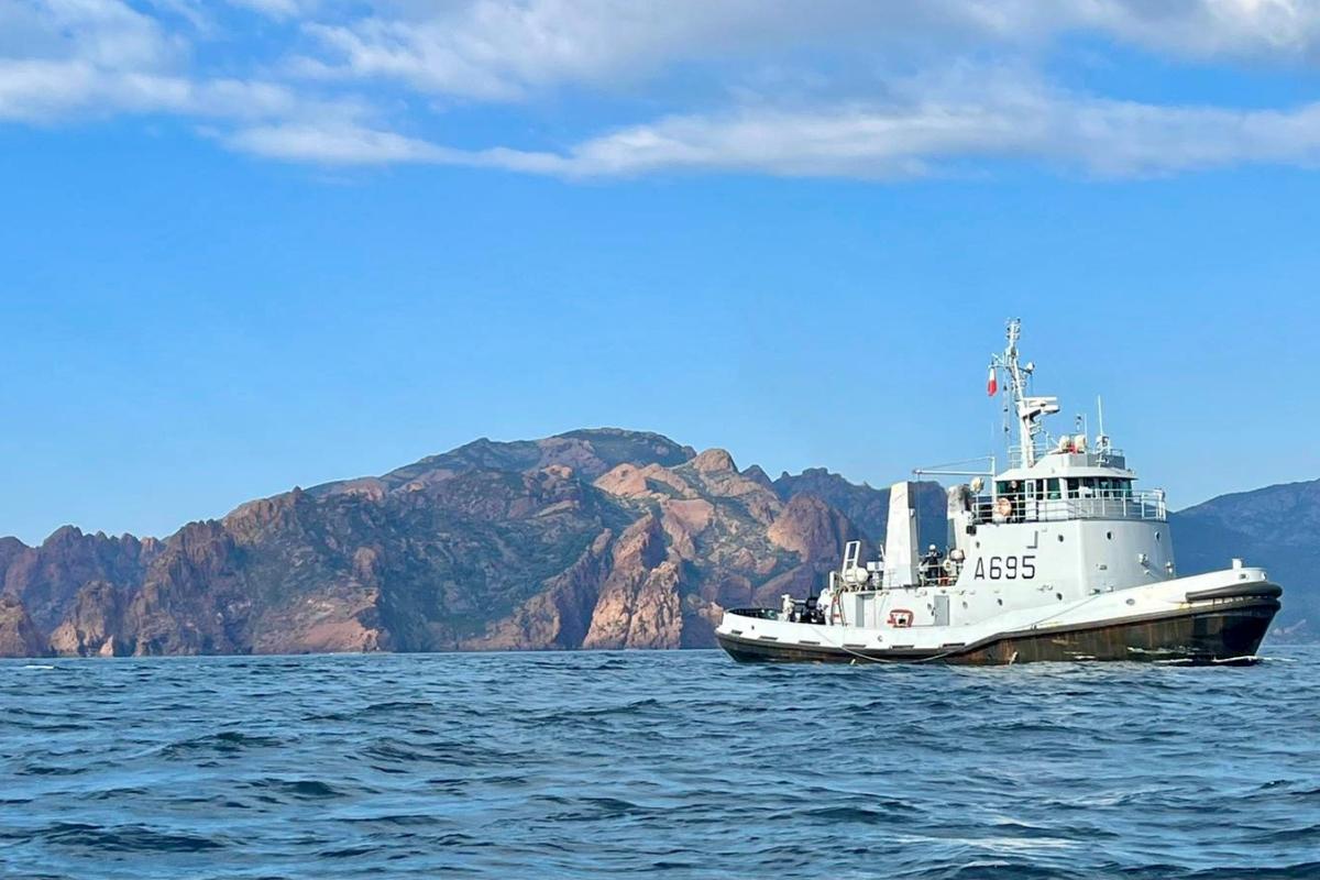 Méditerranée occidentale – Le Bélier en mission de surveillance maritime