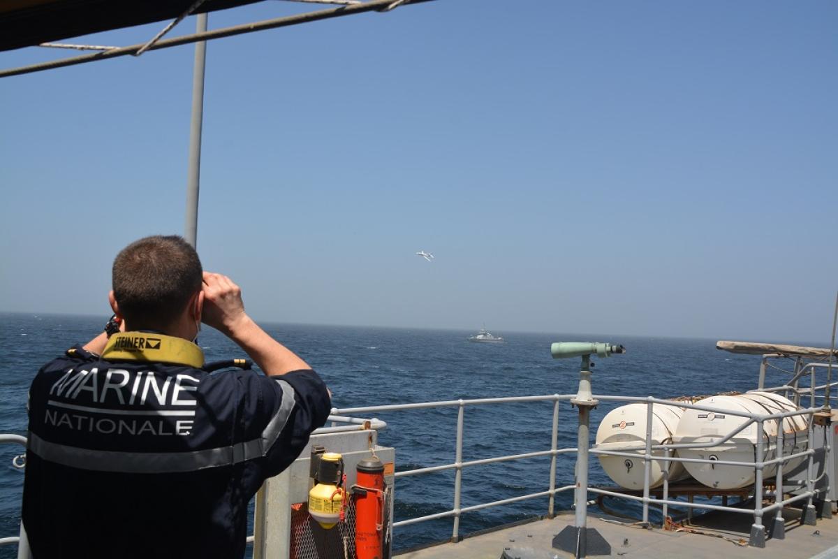 Corymbe 161 : Arrivée sur le théâtre d’opération du patrouilleur de haute mer Commandant Birot